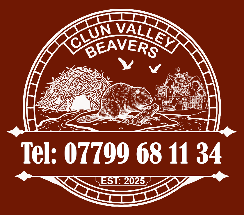 Clun Valley Beavers Logo England Wales Borders and The Marches Re-Wilding Project